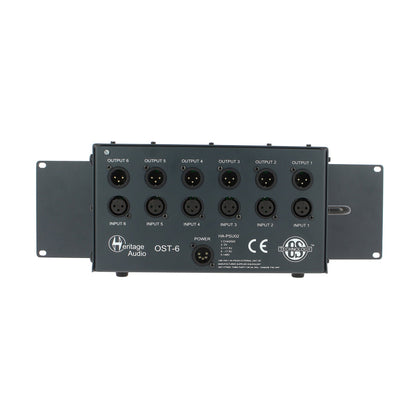Heritage Audio OST-6 V2.0 - 6 Slot 500 Series Rack