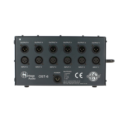 Heritage Audio OST-6 V2.0 - 6 Slot 500 Series Rack