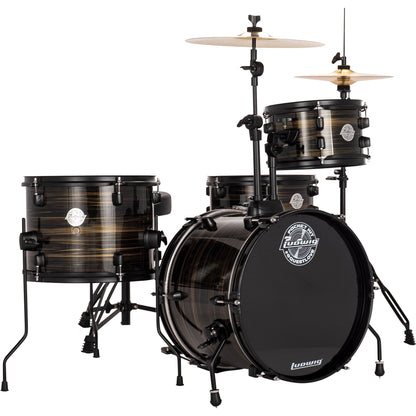 Ludwig Pocket Kit AIMM Exclusive 4-Piece Kit - Bronze Swirl