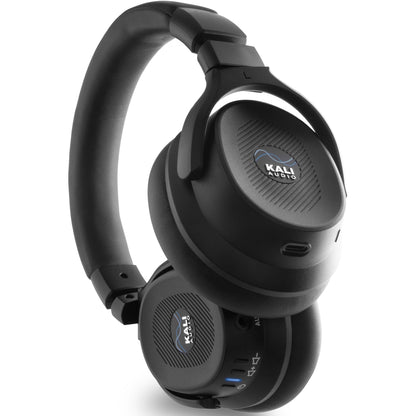 Kali Audio HP-1 Multi-reference Studio Headphone with Bluetooth, 40hr long battery life, over ear noise cancelling with Mic, for mixing, monitoring, audio production, gaming,  3 selectable voicings