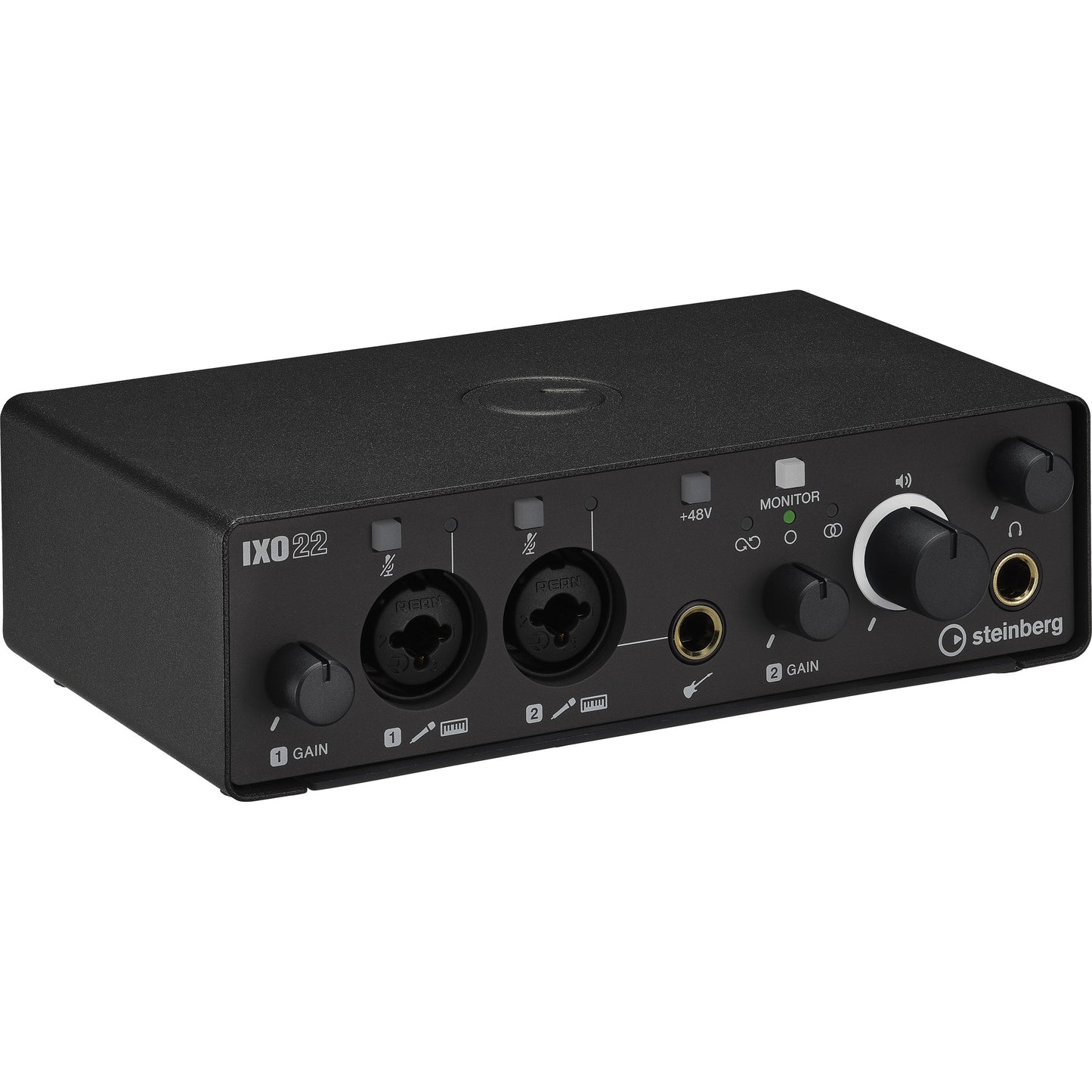 Steinberg IXO22 2 x 2 USB 2.0 Audio Interface with Two Mic Preamps - Black