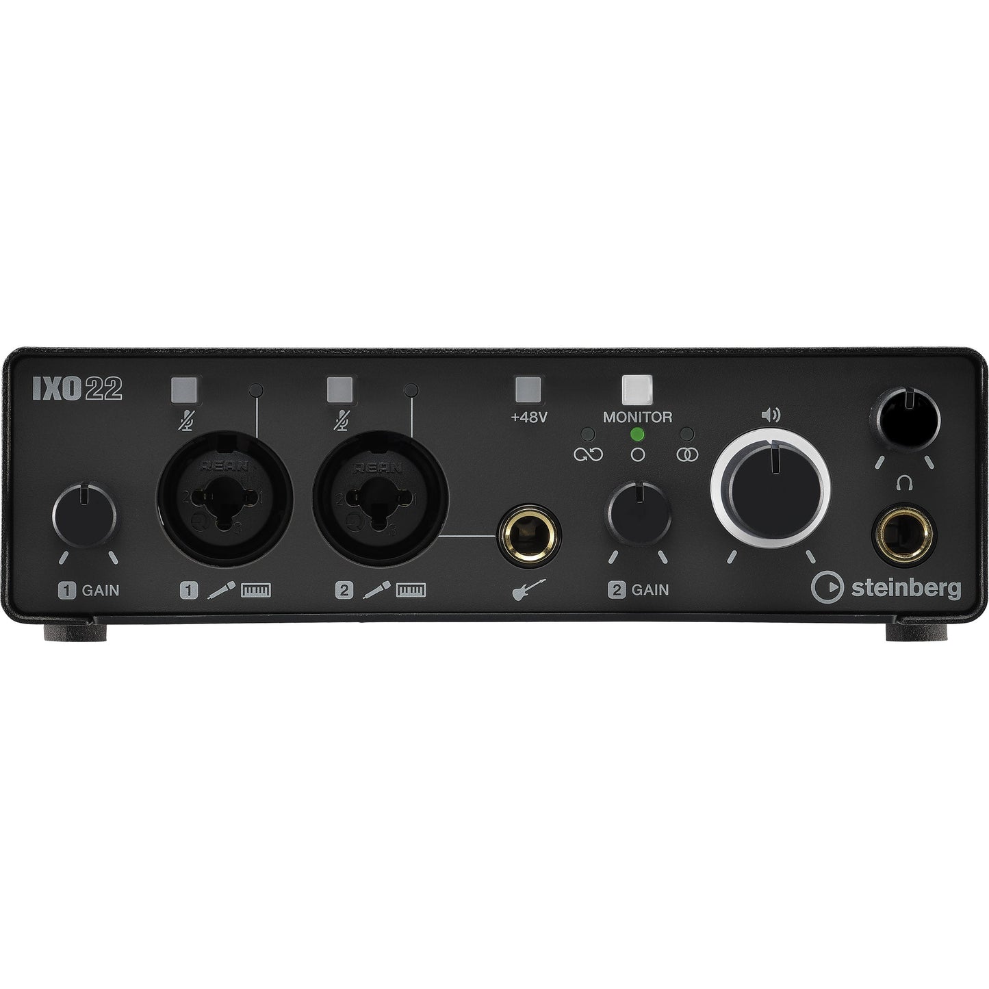 Steinberg IXO22 2 x 2 USB 2.0 Audio Interface with Two Mic Preamps - Black