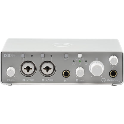 Steinberg IXO22 2 x 2 USB 2.0 Audio Interface with Two Mic Preamps - White
