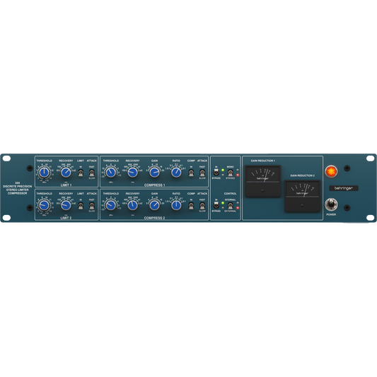 Behringer 369 Classic 2-Channel Precision Stereo Compressor and Limiter