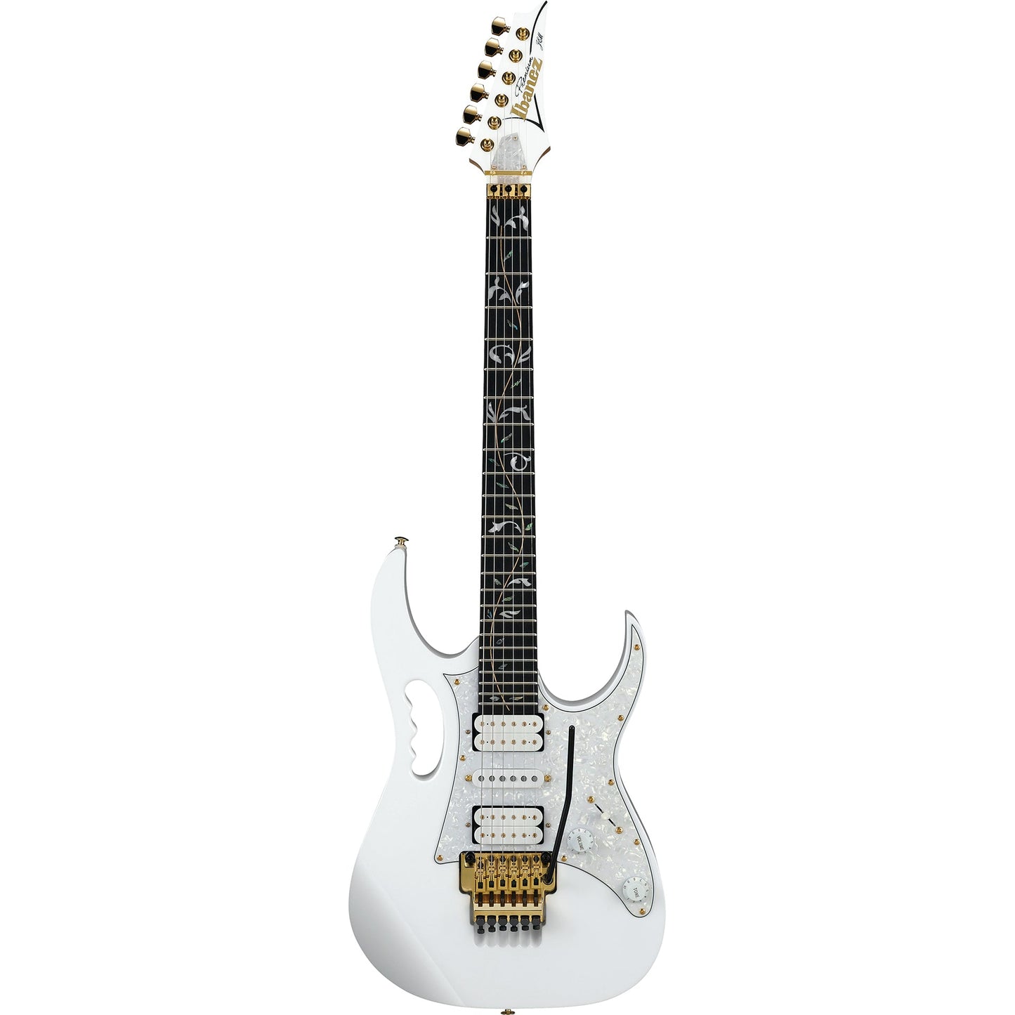 Ibanez JEM7VPWH Steve Vai Signature Premium Electric Guitar, White