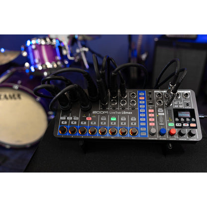 Zoom L6Max Portable 12-Channel Battery Powered Live Mixer and Recorder