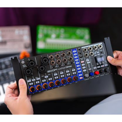 Zoom L6Max Portable 12-Channel Battery Powered Live Mixer and Recorder