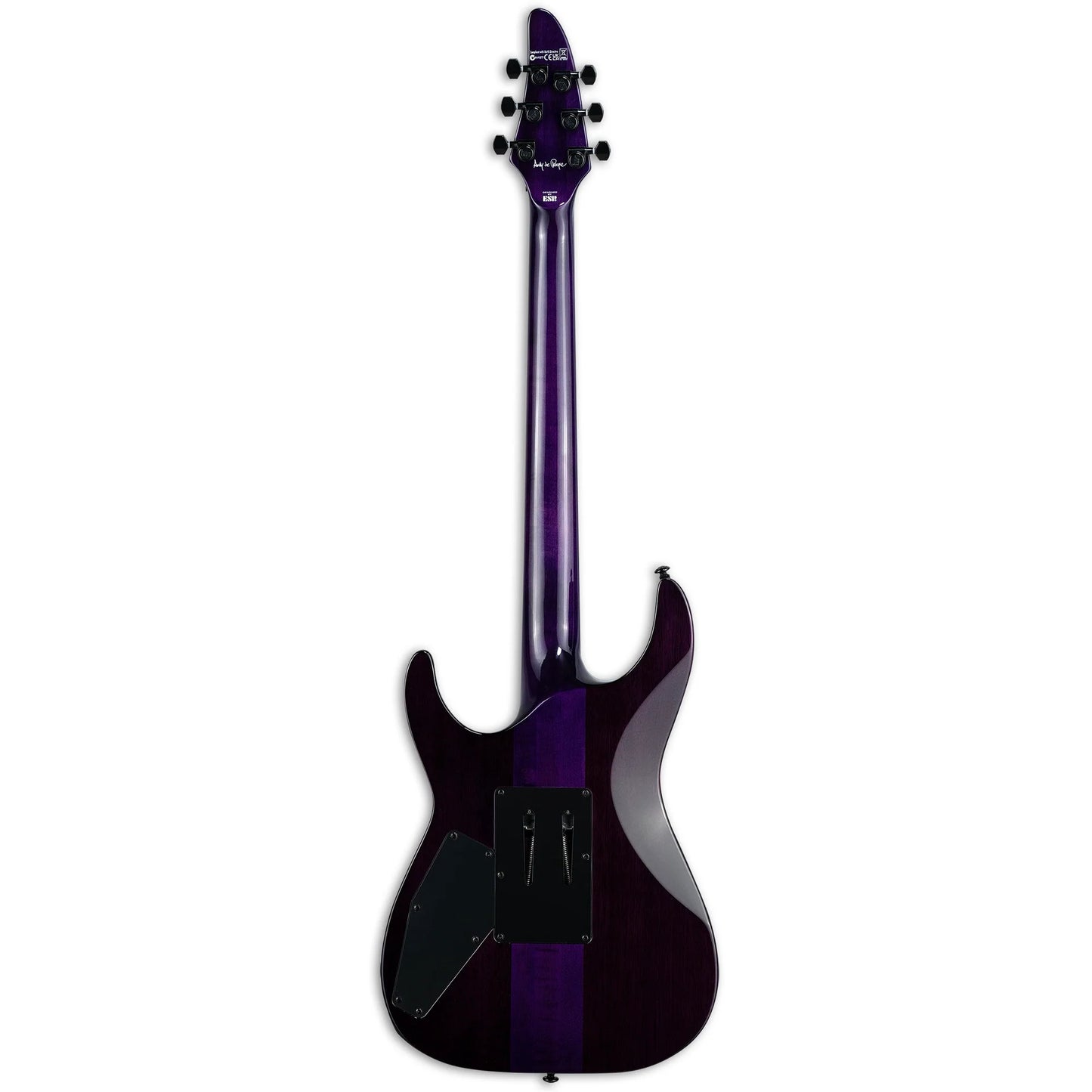 ESP LTD ALR-II Andy LaRocque Signature Electric Guitar - See Thru Purple
