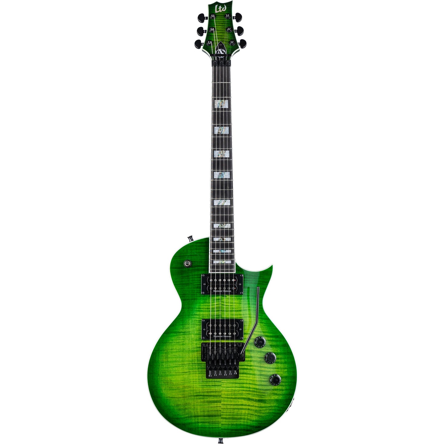 ESP LTD AS-1FR Alex Skolnick Signature Electric Guitar - Lime Burst