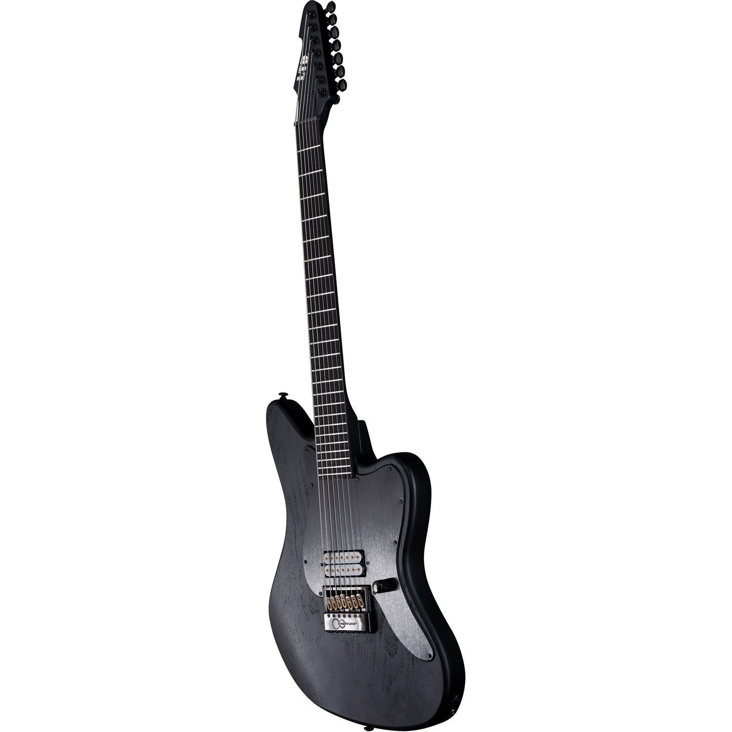 ESP LTD AW-XJ7 Baritone Evertune 7-String Electric Guitar - Black Open Grain