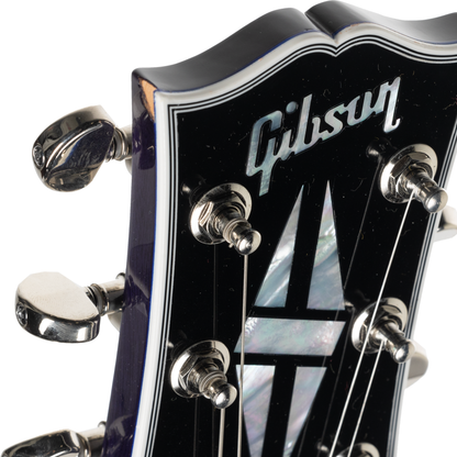 Gibson Les Paul Custom Figured Electric Guitar - Translucent Blue