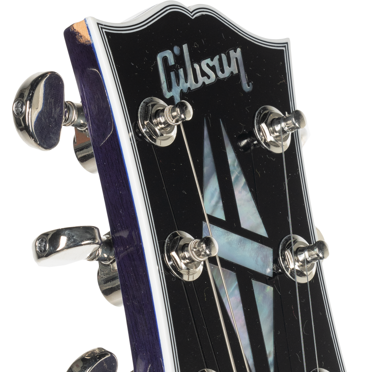 Gibson Les Paul Custom Figured Electric Guitar - Translucent Blue