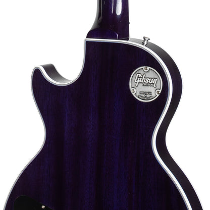 Gibson Les Paul Custom Figured Electric Guitar - Translucent Blue