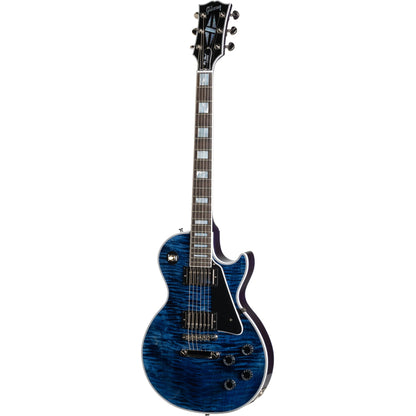 Gibson Les Paul Custom Figured Electric Guitar - Translucent Blue