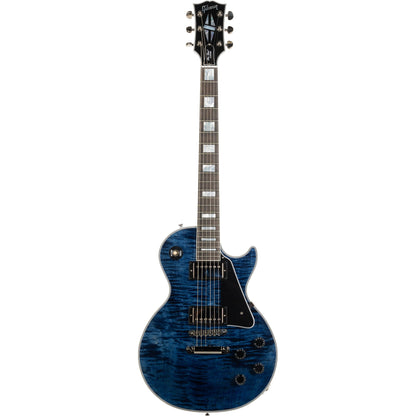 Gibson Les Paul Custom Figured Electric Guitar - Translucent Blue