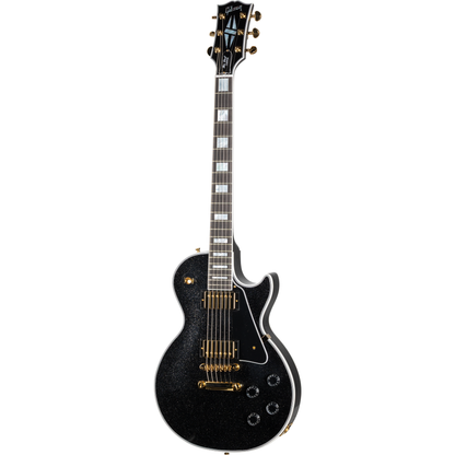 Gibson Les Paul Custom Electric Guitar - Black Sparkle Gloss