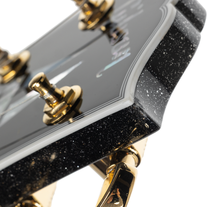 Gibson Les Paul Custom Electric Guitar - Black Sparkle Gloss