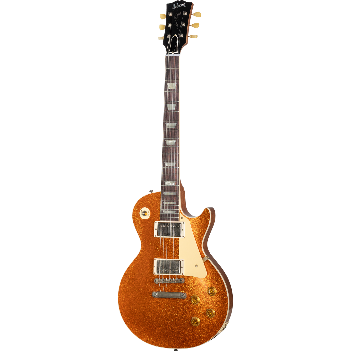 Gibson Murphy Lab 57 Les Paul Standard Electric Guitar - Ultra Light Aged Orange Sparkle