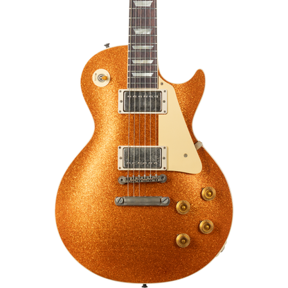 Gibson Murphy Lab 57 Les Paul Standard Electric Guitar - Ultra Light Aged Orange Sparkle