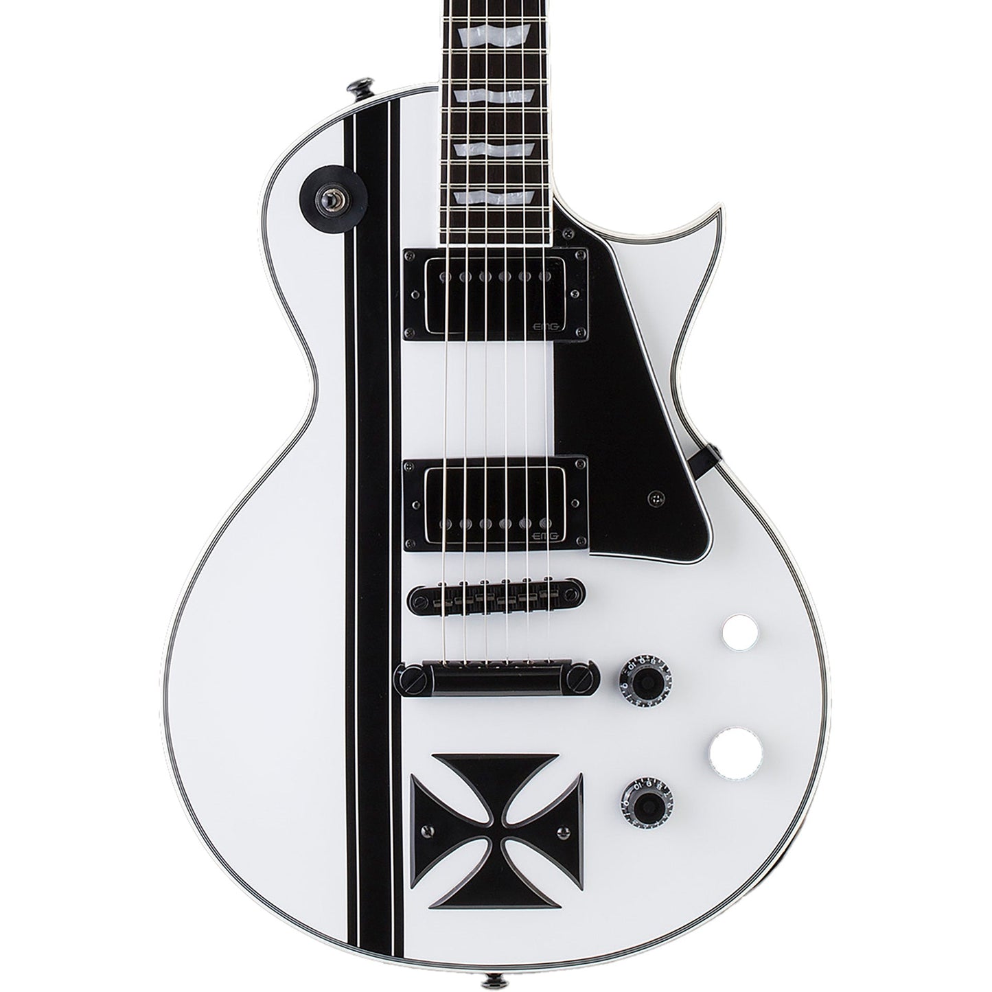 ESP LTD Iron Cross James Hetfield Signature Electric Guitar, Snow White