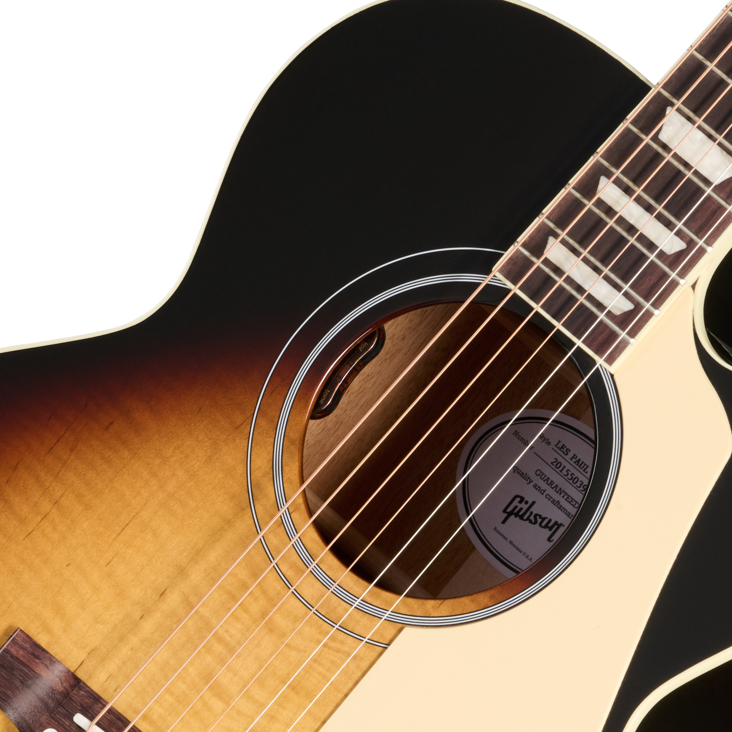 Gibson Les Paul Parlor Acoustic Electric Guitar - Vintage Sunburst