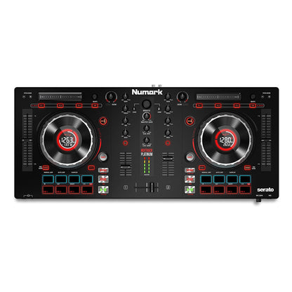 Numark Mixtrack Platinum - DJ Controller with Jog Wheel Display for Serato DJ