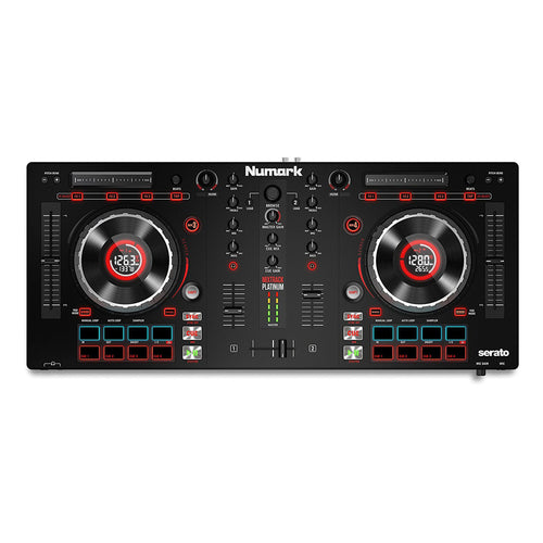 Numark Mixtrack Platinum - DJ Controller with Jog Wheel Display for Serato DJ