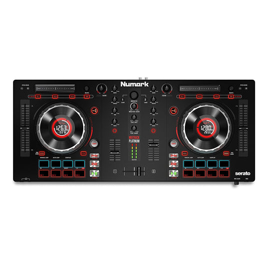 Numark Mixtrack Platinum - DJ Controller with Jog Wheel Display for Serato DJ