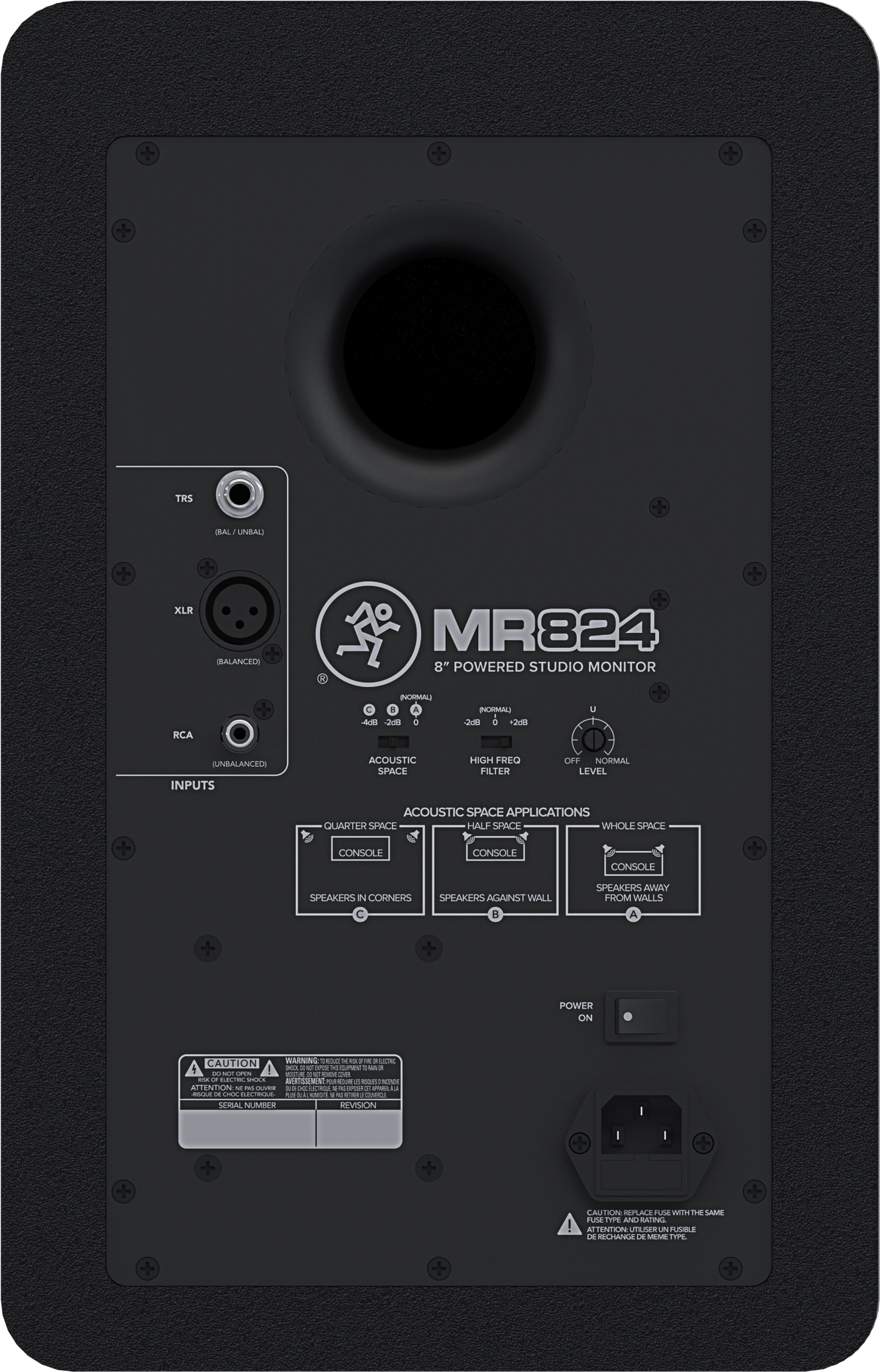 Mackie MR824 8” Powered Studio Monitor