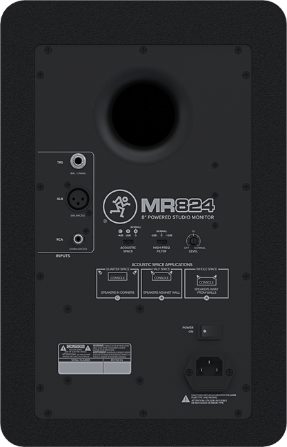 Mackie MR824 8” Powered Studio Monitor