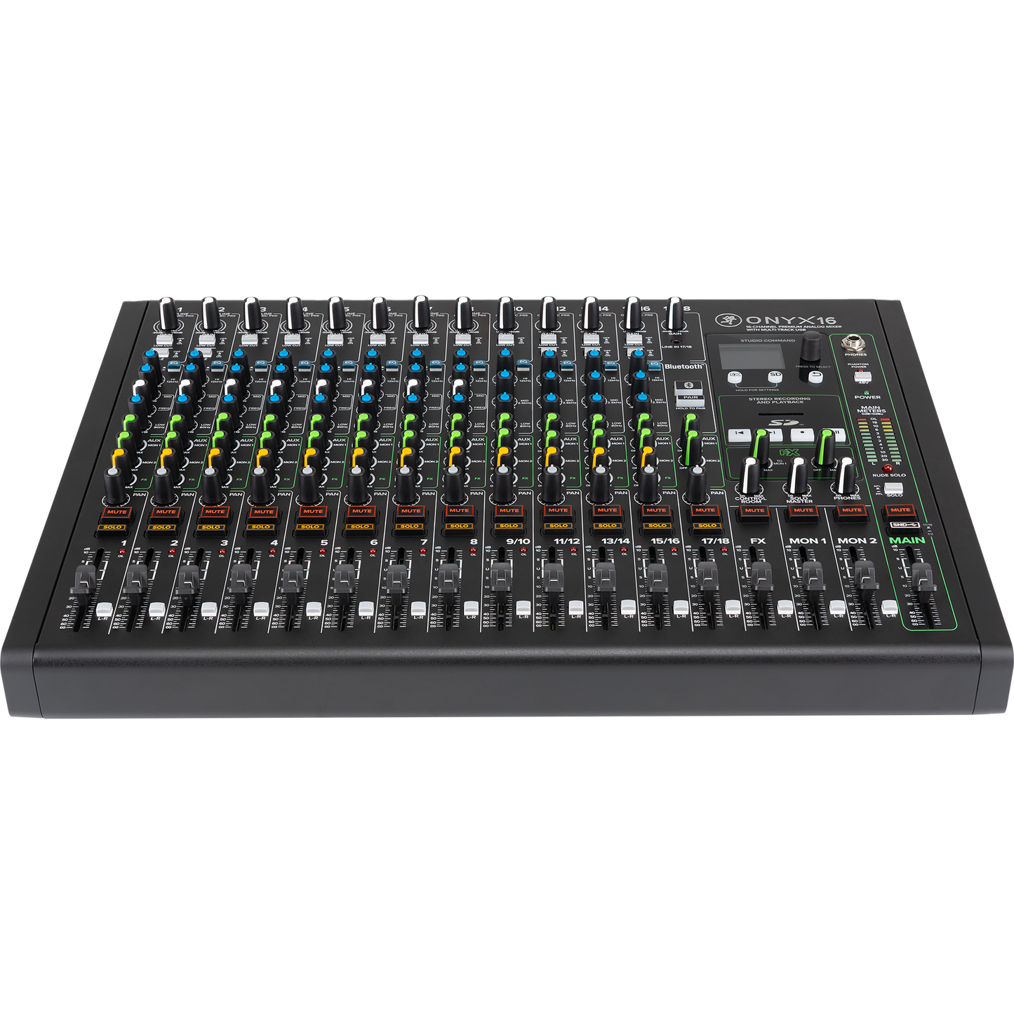Mackie Onyx16 16-Channel Premium Analog Mixer with Multi-Track USB
