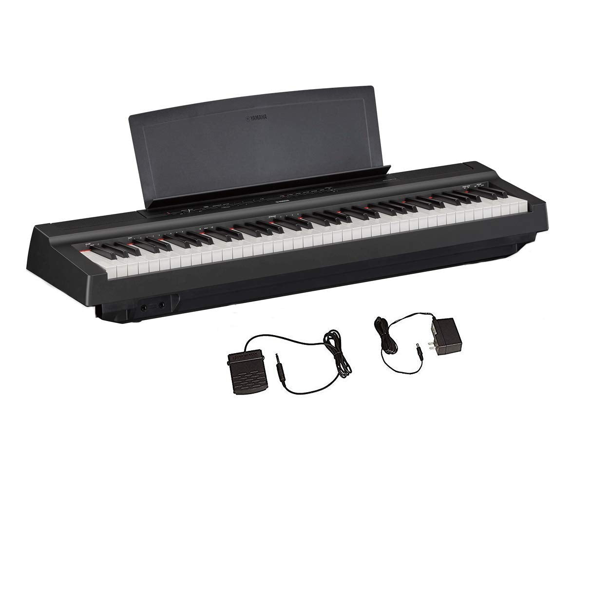 Yamaha P-121B 73-Key Digital Piano in Black