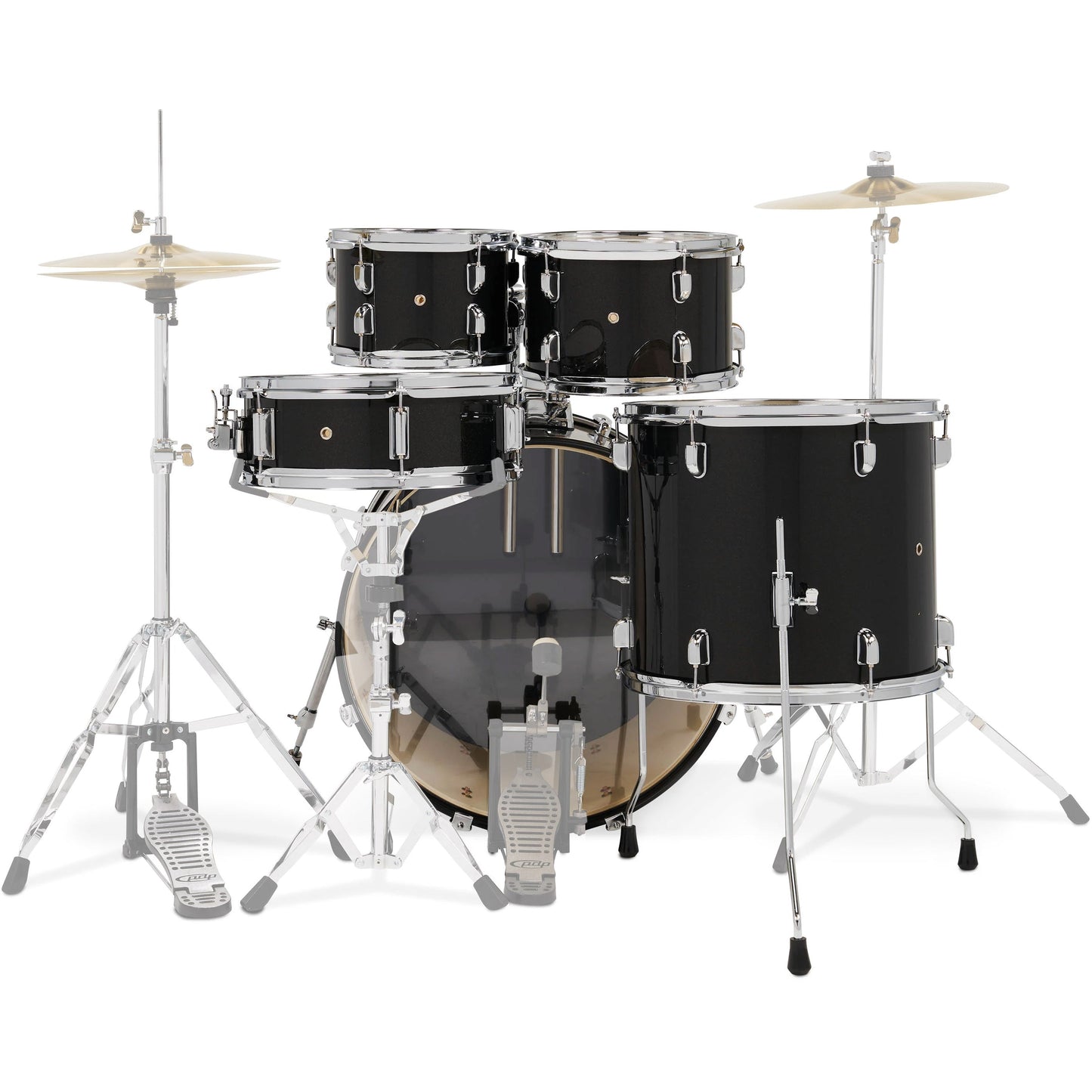 Pacific Drums & Percussion CENTERstage 5-Piece Shell Pack - Black Sparkle