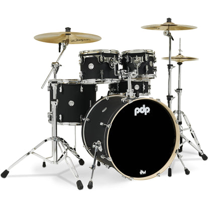 Pacific Drums & Percussion Concept Maple 5-Piece Shell Pack - Satin Black