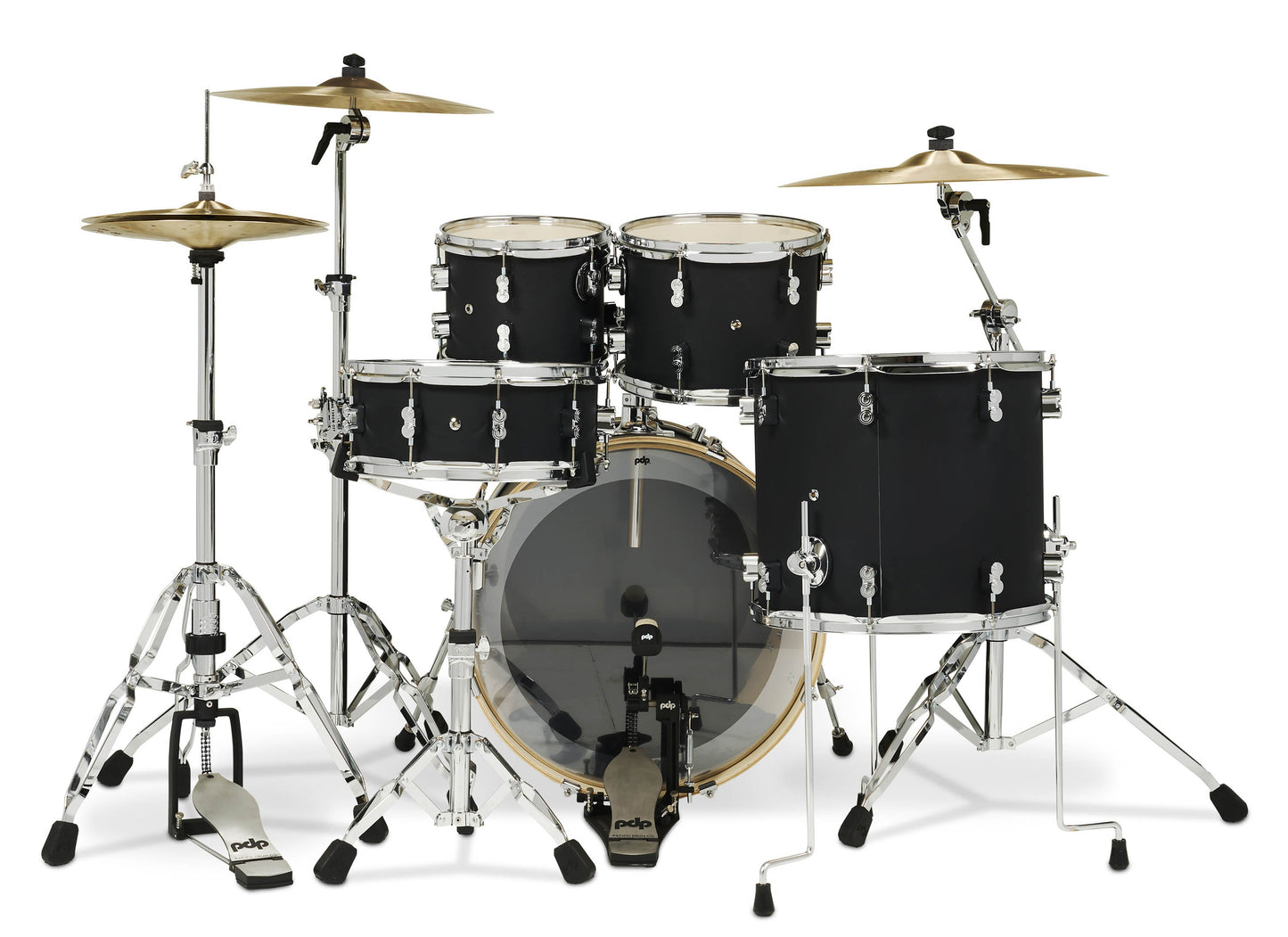 Pacific Drums & Percussion Concept Maple 5-Piece Shell Pack - Satin Black