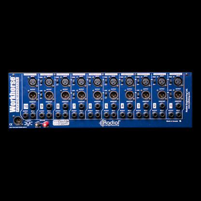 Radial WorkHorse Powerhouse 10 Slot 500-Series Rack