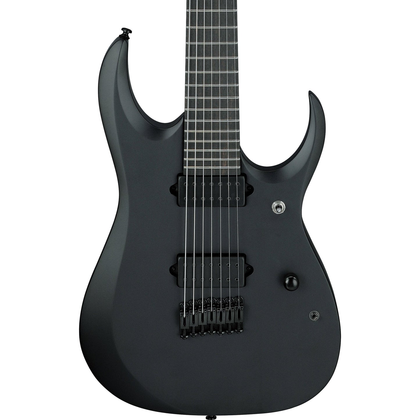 Ibanez RGDRB71 RGD Iron Label 7-String Electric Guitar - Black