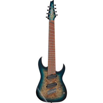 Ibanez RGMS8PB RG Multi Scale 8-String Electric Guitar - Cosmic Blue Starburst