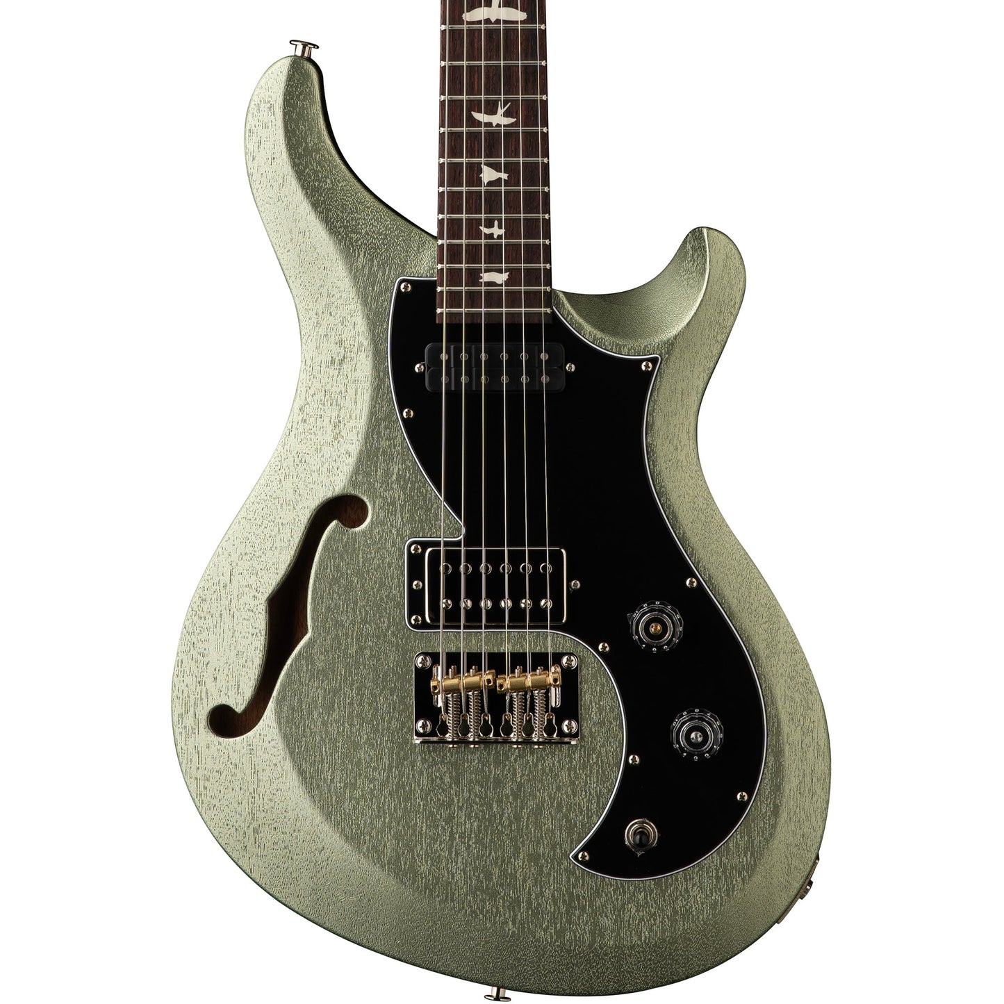 PRS S2 Vela Semi Hollow Satin Electric Guitar - Mavis Mint Metallic