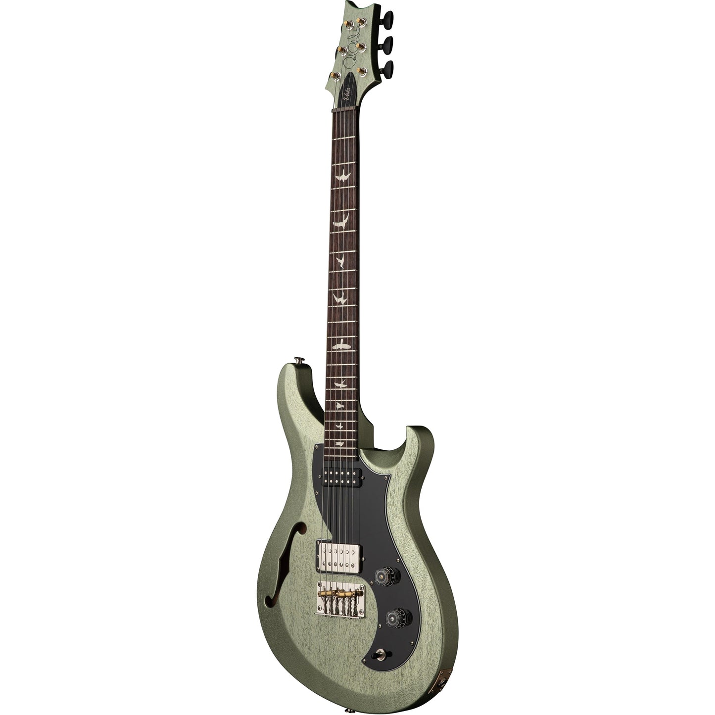 PRS S2 Vela Semi Hollow Satin Electric Guitar - Mavis Mint Metallic