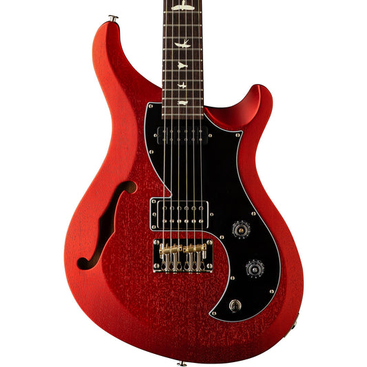 PRS S2 Vela Semi Hollow Satin Electric Guitar - Red Apple Metallic