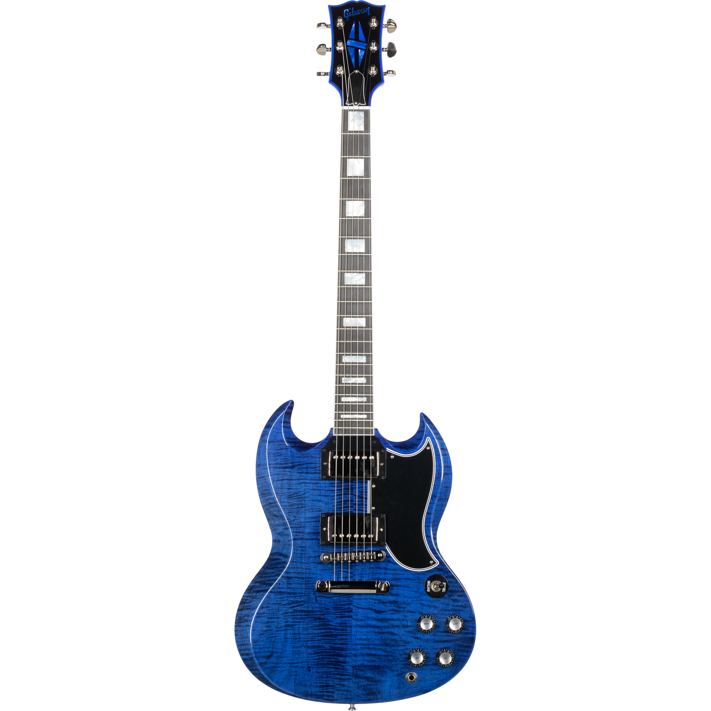 Gibson SG Custom Figured Electric Guitar - Blue Widow