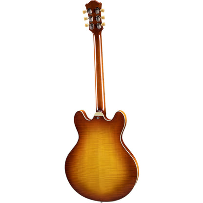 Eastman T486 Semi Hollow Electric Guitar, Gold Burst
