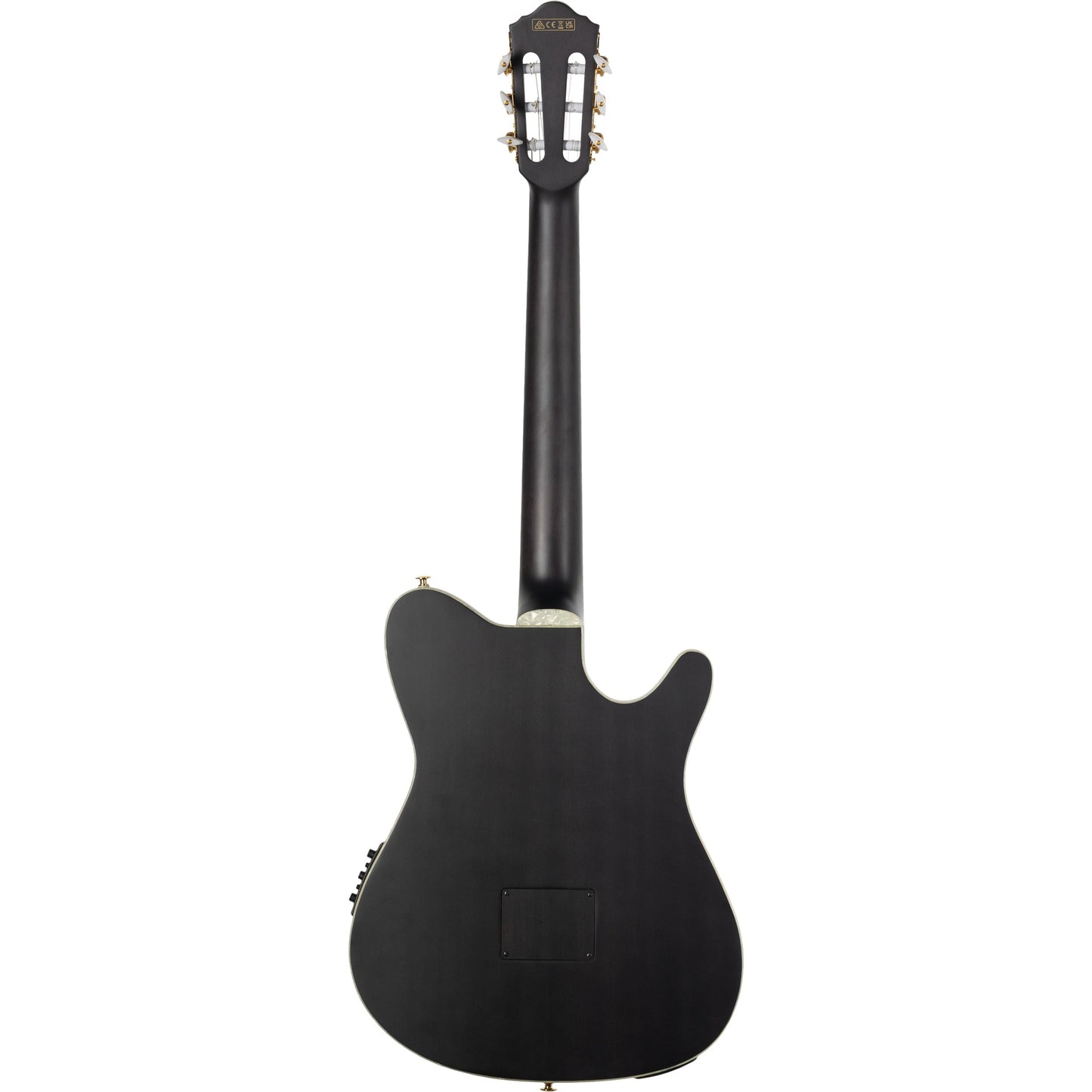 Ibanez TOD10N Left Handed Acoustic Electric Guitar - Transparent Black Flat