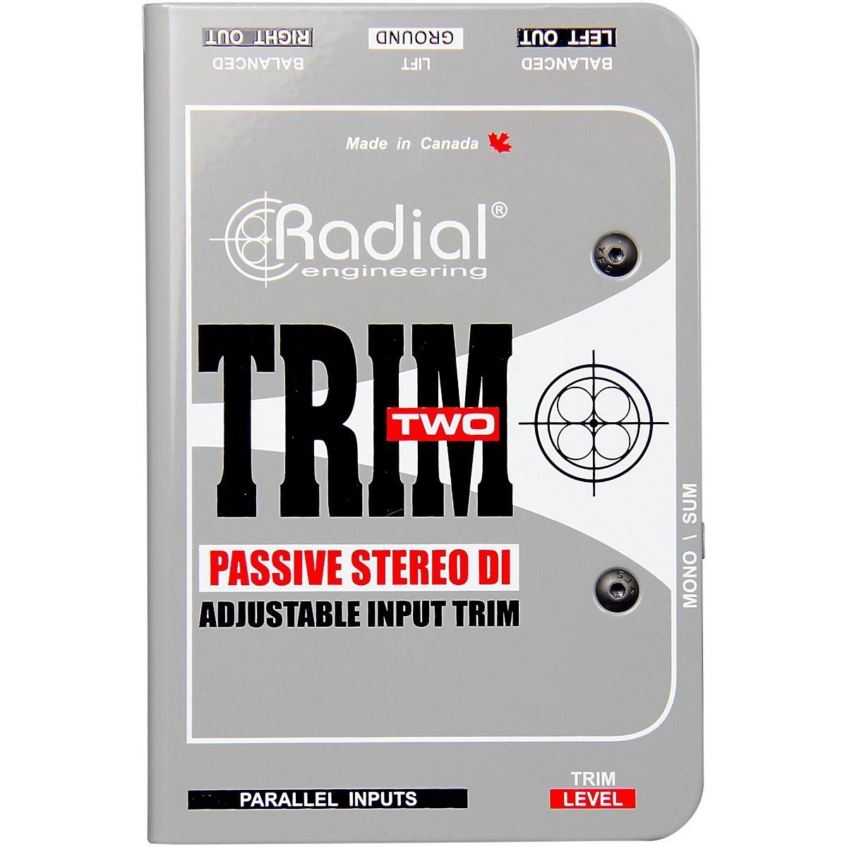 Radial Trim-Two Passive 2-channel AV DI with Trim