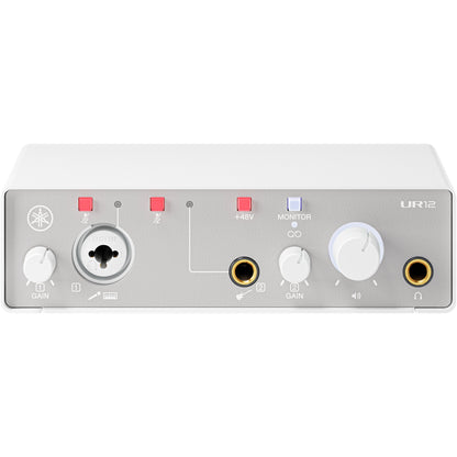 Yamaha UR12MK3 2-in/2-out USB-C Audio Interface - White