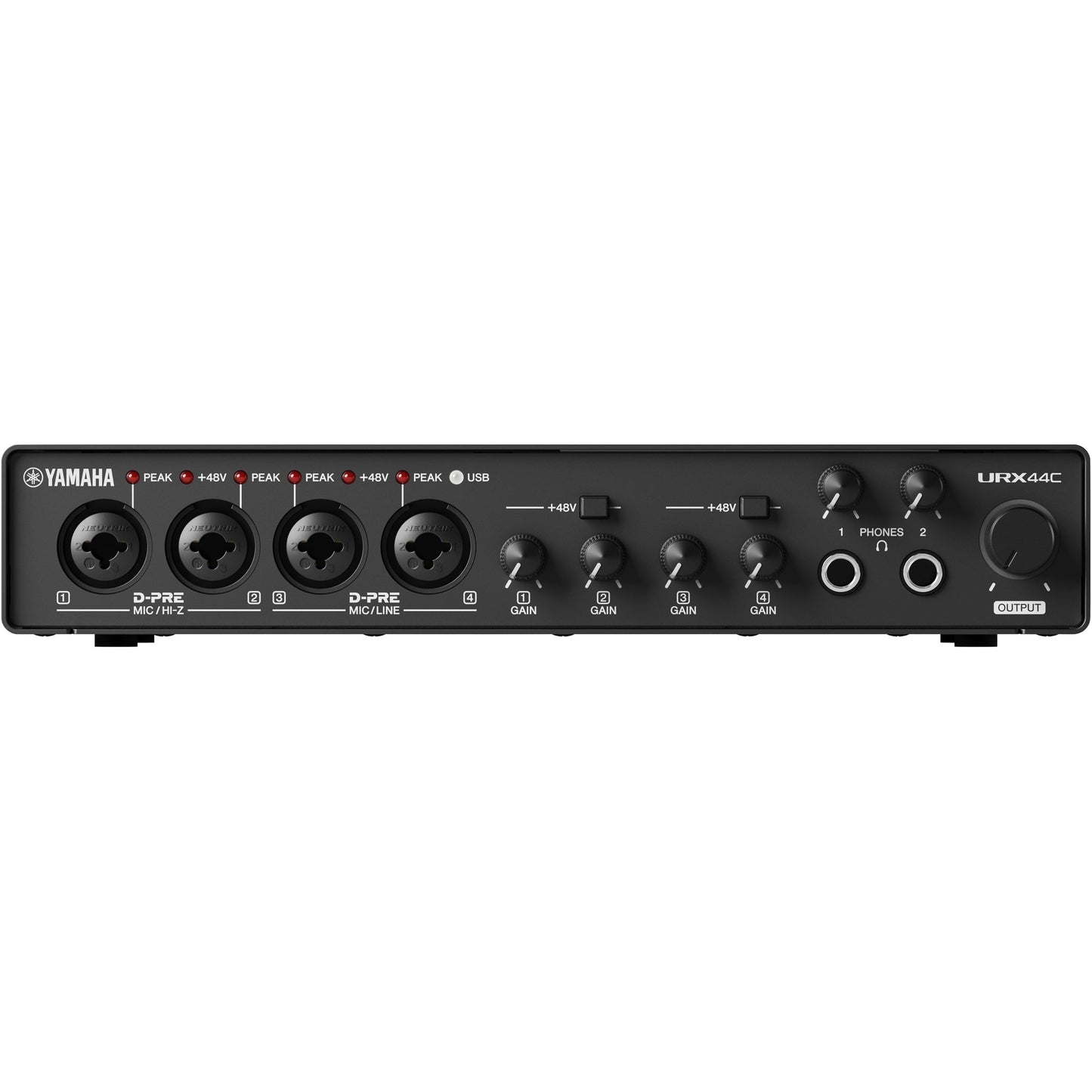 Yamaha URX44C 6-in/4-out USB-C Audio/MIDI Interface