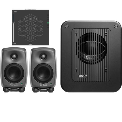Genelec 8320.LSE Tri SAM Two 8320A/One 7350A Subwoofer & GLM V2.0