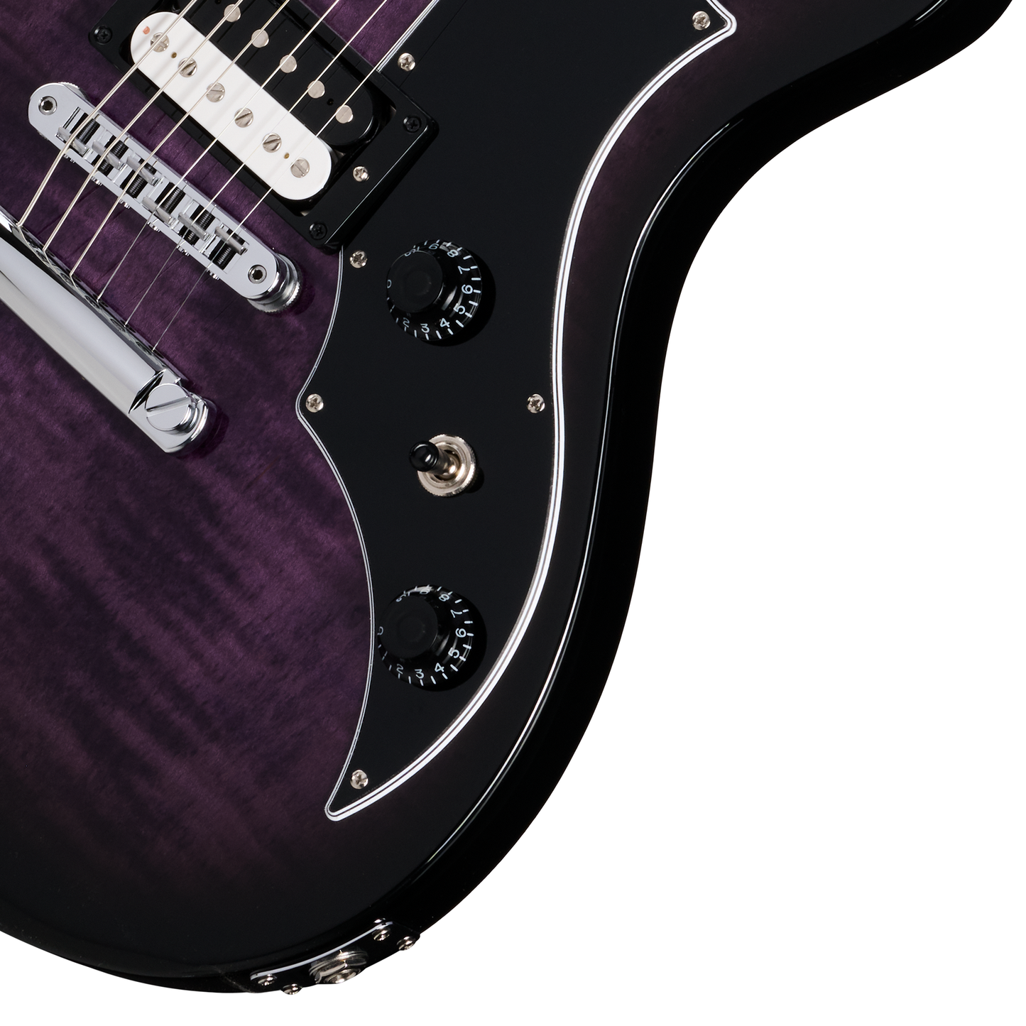Gibson Victory Figured Top Electric Guitar - Dark Purple Burst