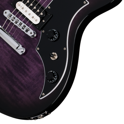 Gibson Victory Figured Top Electric Guitar - Dark Purple Burst